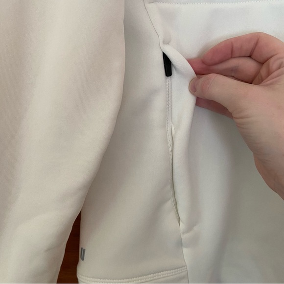 Nobull Performance microplush white hoodie - Picture 3 of 7